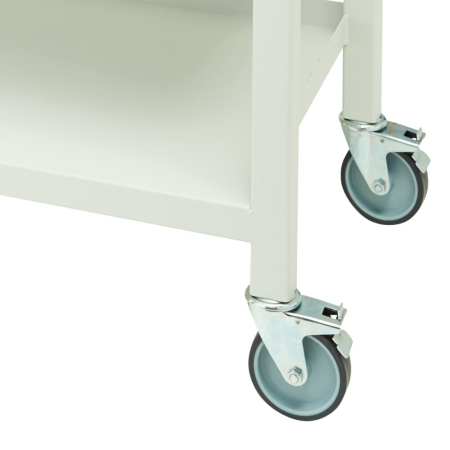 verso mobile welded bench (steel) WxDxH: 1000x600x910mm - RAL 7035
