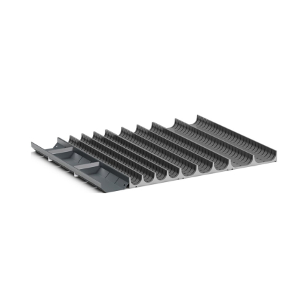 cubio trough block divider kit 27 compartment - WxDxH: 650x525x75mm - plastic / RAL 7011