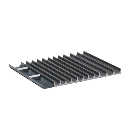 cubio trough block divider kit 33 compartment - WxDxH: 650x525x75mm - plastic / RAL 7011