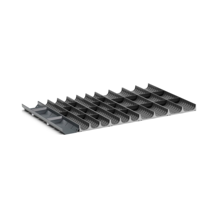 cubio trough block divider kit 30 compartment - WxDxH: 800x525x75mm - plastic / RAL 7011