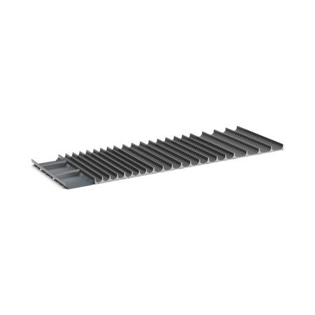 cubio trough block divider kit 55 compartment - WxDxH: 1300x525x75mm - plastic / RAL 7011