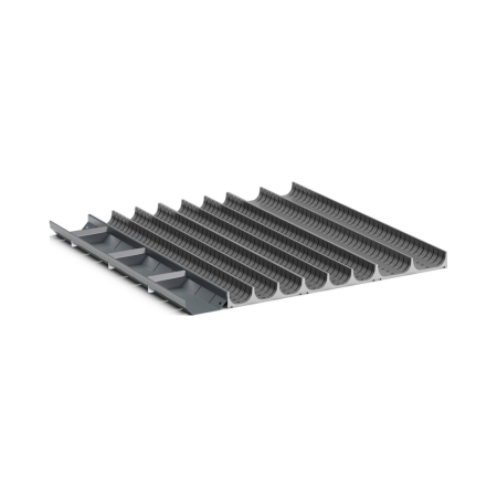 cubio trough block divider kit 32 compartment - WxDxH: 650x650x75mm - plastic / RAL 7011