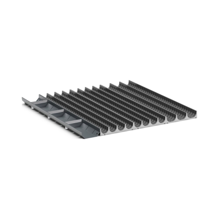 cubio trough block divider kit 44 compartment - WxDxH: 650x650x75mm - plastic / RAL 7011
