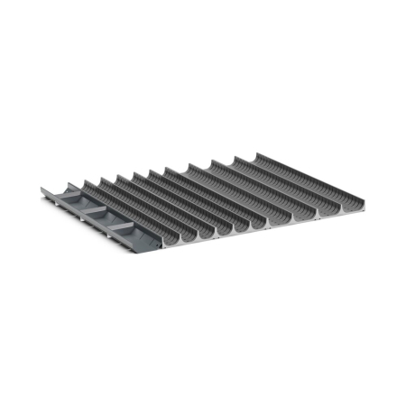 cubio trough block divider kit 40 compartment - WxDxH: 800x650x75mm - plastic / RAL 7011