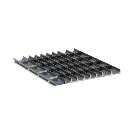 cubio trough block divider kit 41 compartment - WxDxH: 650x750x75mm - plastic / RAL 7011