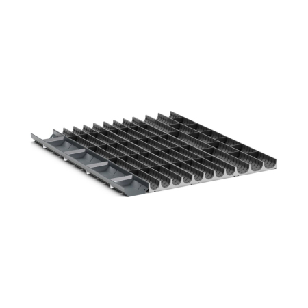 cubio trough block divider kit 56 compartment - WxDxH: 650x750x75mm - plastic / RAL 7011