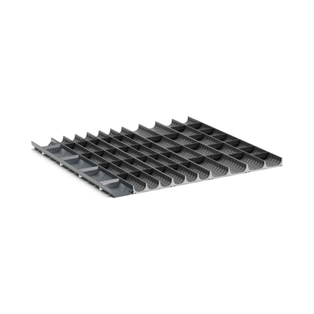 cubio trough block divider kit 50 compartment - WxDxH: 800x750x75mm - plastic / RAL 7011