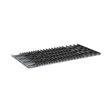 cubio trough block divider kit 105 compartment - WxDxH: 1300x750x75mm - plastic / RAL 7011
