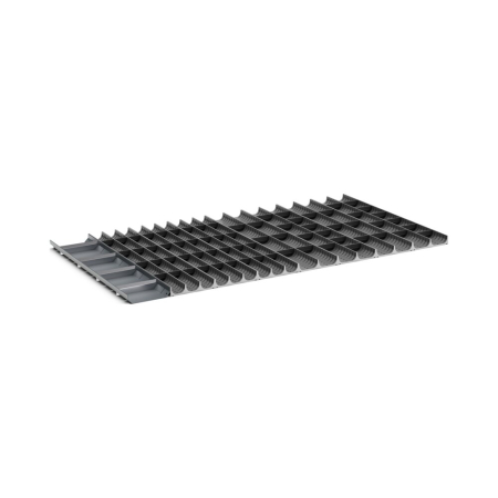 cubio trough block divider kit 95 compartment - WxDxH: 1300x750x75mm - plastic / RAL 7011