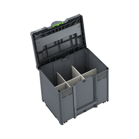 bott Systainer³ M 237 with divider kit - WxDxH: 396x296x337mm - plastic / RAL 7016