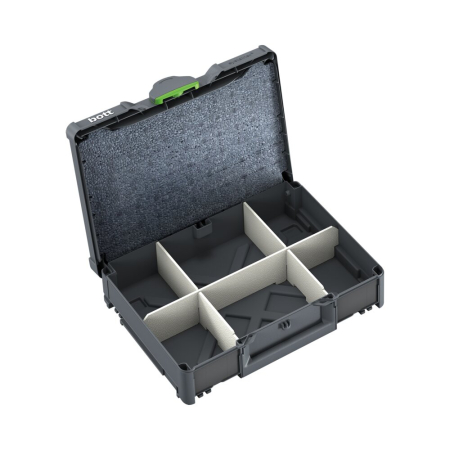 bott Systainer³ M 112 with divider kit and lid insert - WxDxH: 396x296x112 - plastic / RAL 7016