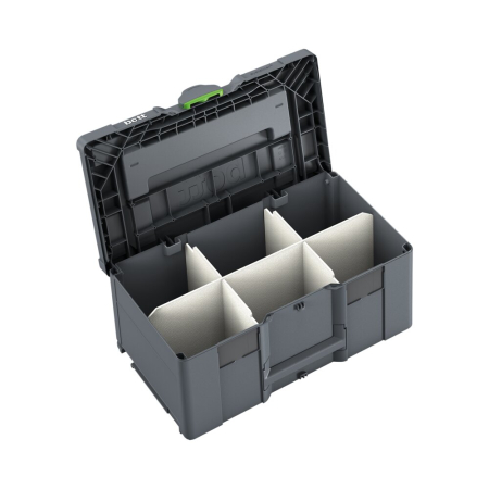 bott Systainer³ L 237 with divider kit - WxDxH: 508x296x237 - plastic / RAL 7016