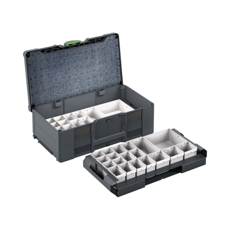 bott Systainer³ L 187 with 38 boxes - WxDxH: 508x296x187mm - plastic / RAL 7016