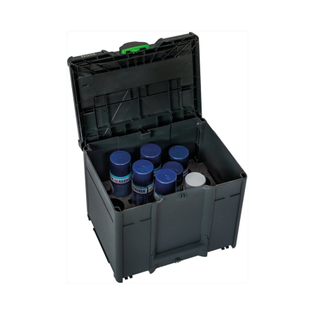 bott Systainer³ M 237 with spray can insert for 14 cans - WxDxH: 396x296x337mm - plastic / RAL 7016