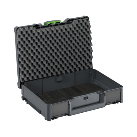 bott Systainer³ M 112 with die-cut foam insert - WxDxH: 396x296x112mm - plastic / RAL 7016