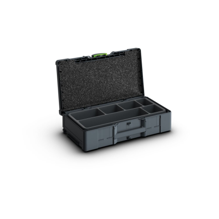 bott Systainer³ L 137 with universal 6 bin insert - WxDxH: 508x296x137mm - plastic / RAL 7016