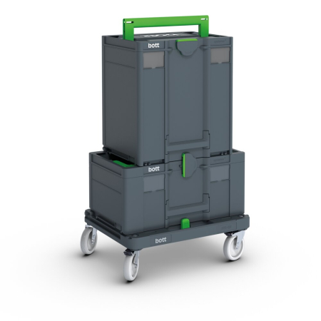 bott Systainer³ Organizer L 89 with 7 boxes - WxDxH: 508x296x89mm - plastic / RAL 7016