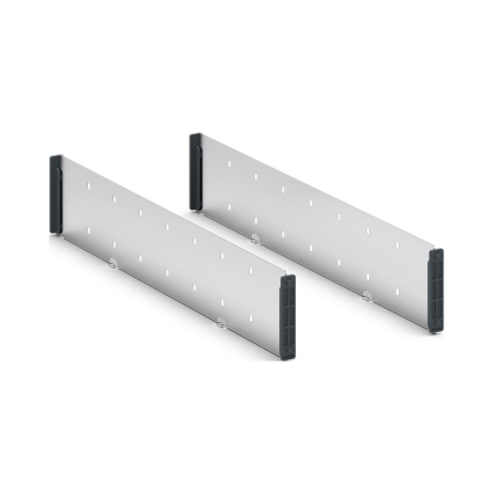 verso adjustable metal divider kit 3 compartment - WxDxH: 525x550x100/125mm - galvanised steel