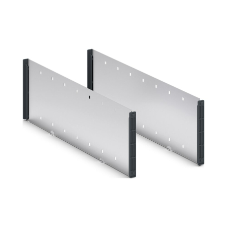 verso adjustable metal divider kit 3 compartment - WxDxH: 525x550x175mm - galvanised steel