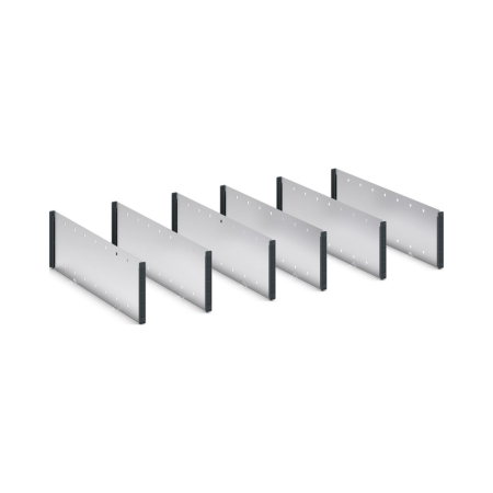 verso adjustable metal divider kit 7 compartment - WxDxH: 1050x550x175mm - galvanised steel