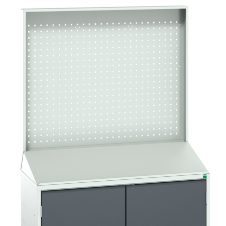 verso lectern backpanel (perfo) WxDxH: 525x75x870mm - RAL 7035