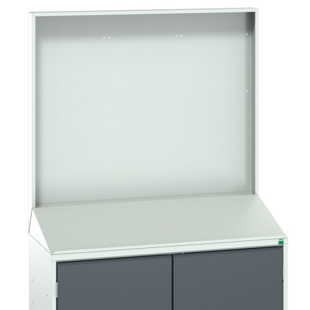 verso lectern backpanel (plain) WxDxH: 525x75x870mm - RAL 7035