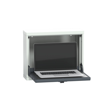 verso wall mounted laptop holder WxDxH: 500x150x410mm