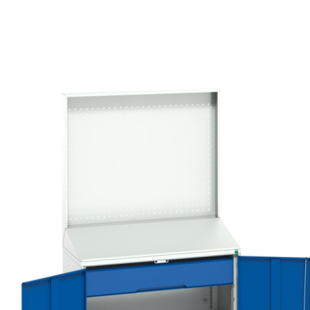 verso lectern backpanel (perfo) WxDxH: 1050x75x870mm - RAL 7035