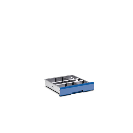 verso adjustable metal divider kit 9 compartment - WxDxH: 525x550x100/125mm - galvanised steel