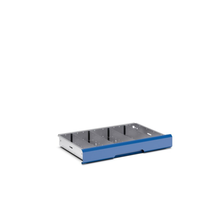 verso adjustable metal divider kit 5 compartment - WxDxH: 800x550x100/125mm - galvanised steel
