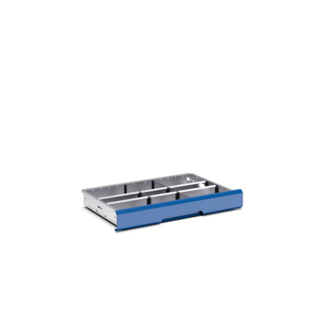 verso adjustable metal divider kit 9 compartment - WxDxH: 800x550x100/125mm - galvanised steel