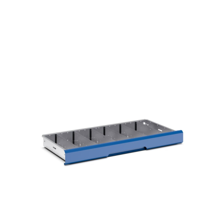 verso adjustable metal divider kit 7 compartment - WxDxH: 1050x550x100/125mm - galvanised steel
