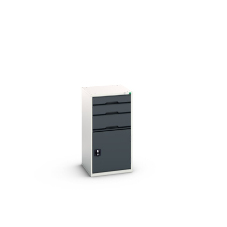 verso drawer-door cabinet with 3 drawers / door WxDxH: 525x550x1000mm