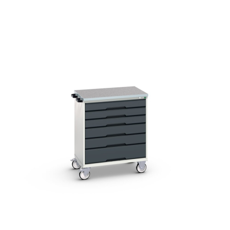 verso mobile drawer cabinet (lino) with 6 drawers WxDxH: 800x600x980mm