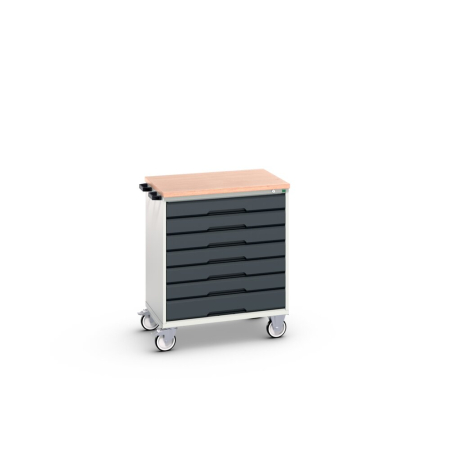 verso mobile drawer cabinet (multiplex) with 7 drawers WxDxH: 800x600x980mm