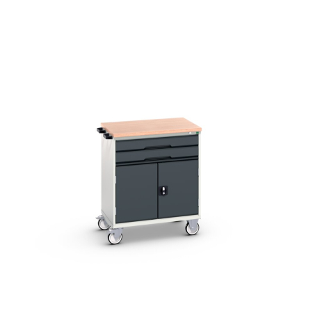 verso mobile drawer-door cab (multiplex) with 2 drawers / door WxDxH: 800x600x980mm