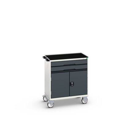 verso mobile drawer-door cab (top tray) with 2 drawers / door WxDxH: 800x550x965mm