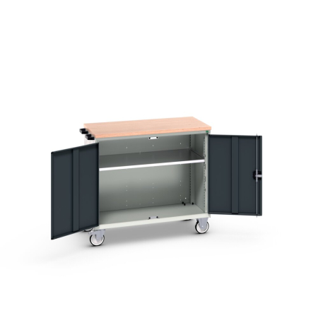 verso mobile cupboard (multiplex) with 1x shelf WxDxH: 1050x600x980mm