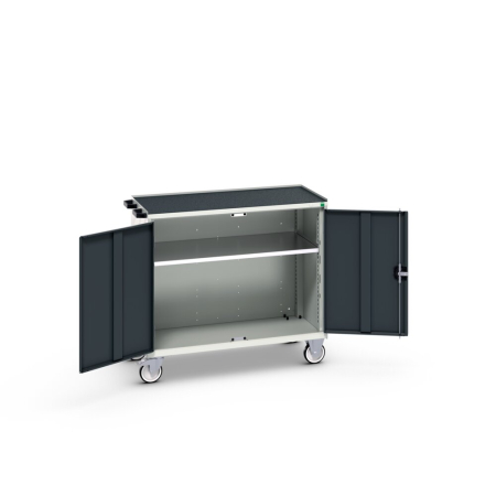 verso mobile cupboard (top tray) with 1x shelf WxDxH: 1050x550x965mm