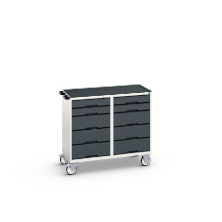 verso maintenance trolley (top tray) 525/525 wide, 5 drawer / 5 drawer WxDxH: 1050x550x965mm