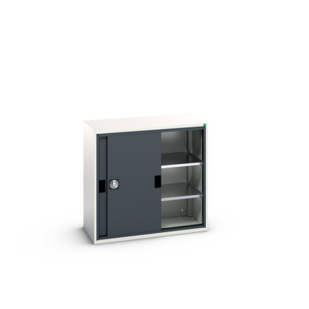 verso cupboard (sliding door) with 2x shelves WxDxH: 1050x550x1000mm