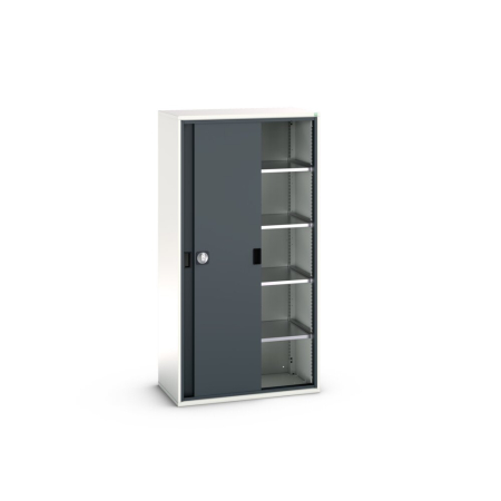verso cupboard (sliding door) with 4x shelves WxDxH: 1050x550x2000mm