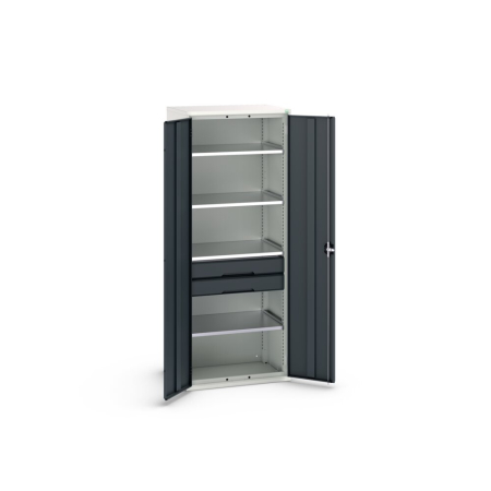 verso cupboard with 4x shelves, 2x drawers WxDxH: 800x550x2000mm