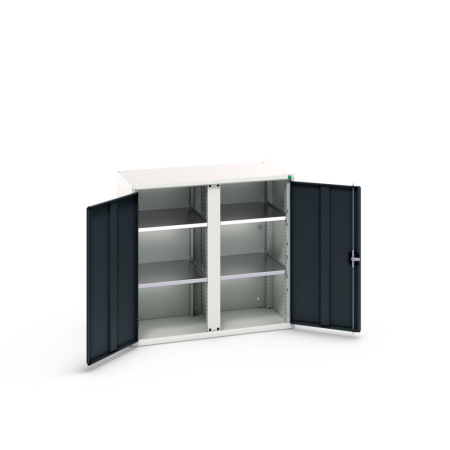verso partition cupboard with 4x shelves WxDxH: 1050x550x1000mm