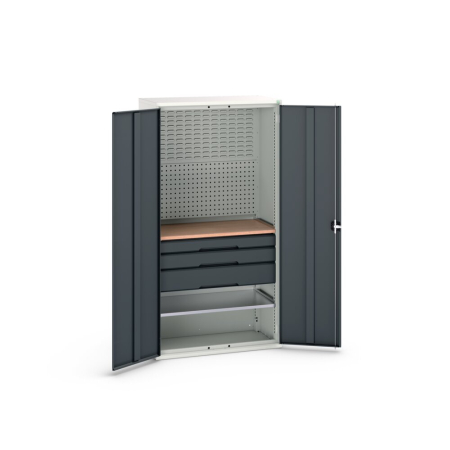 verso cupboard 2x panels, 1x shelf, 3x drwr, 1x worktop WxDxH: 1050x550x2000mm