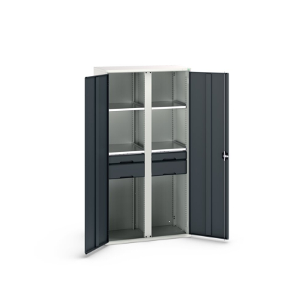 verso partition cupboard with 4x shelves, 4x drawers WxDxH: 1050x550x2000mm