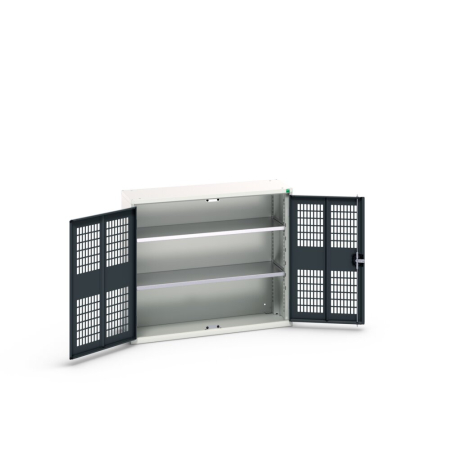 verso cupboard (ventilated door) with 2x shelves WxDxH: 1050x350x900mm