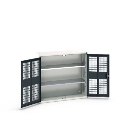 verso cupboard (ventilated door) with 2x shelves WxDxH: 1050x350x1000mm