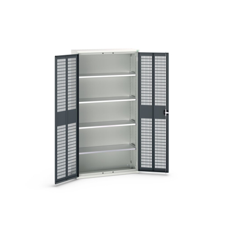 verso cupboard (ventilated door) with 4x shelves WxDxH: 1050x350x2000mm