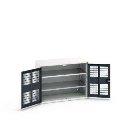verso cupboard (ventilated door) with 2x shelves WxDxH: 1050x550x800mm